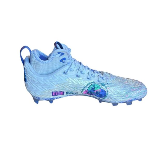 Under Armour Spotlight Clone MC LE Womens Football Cleats SIZE 12 3026342-100 - Picture 2 of 9